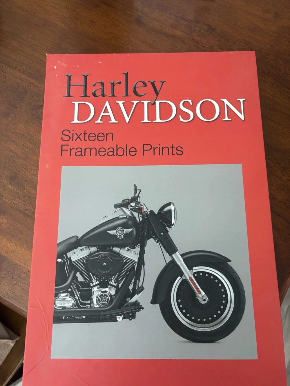 Harley-Davidson Red and Black Wall Art Prints